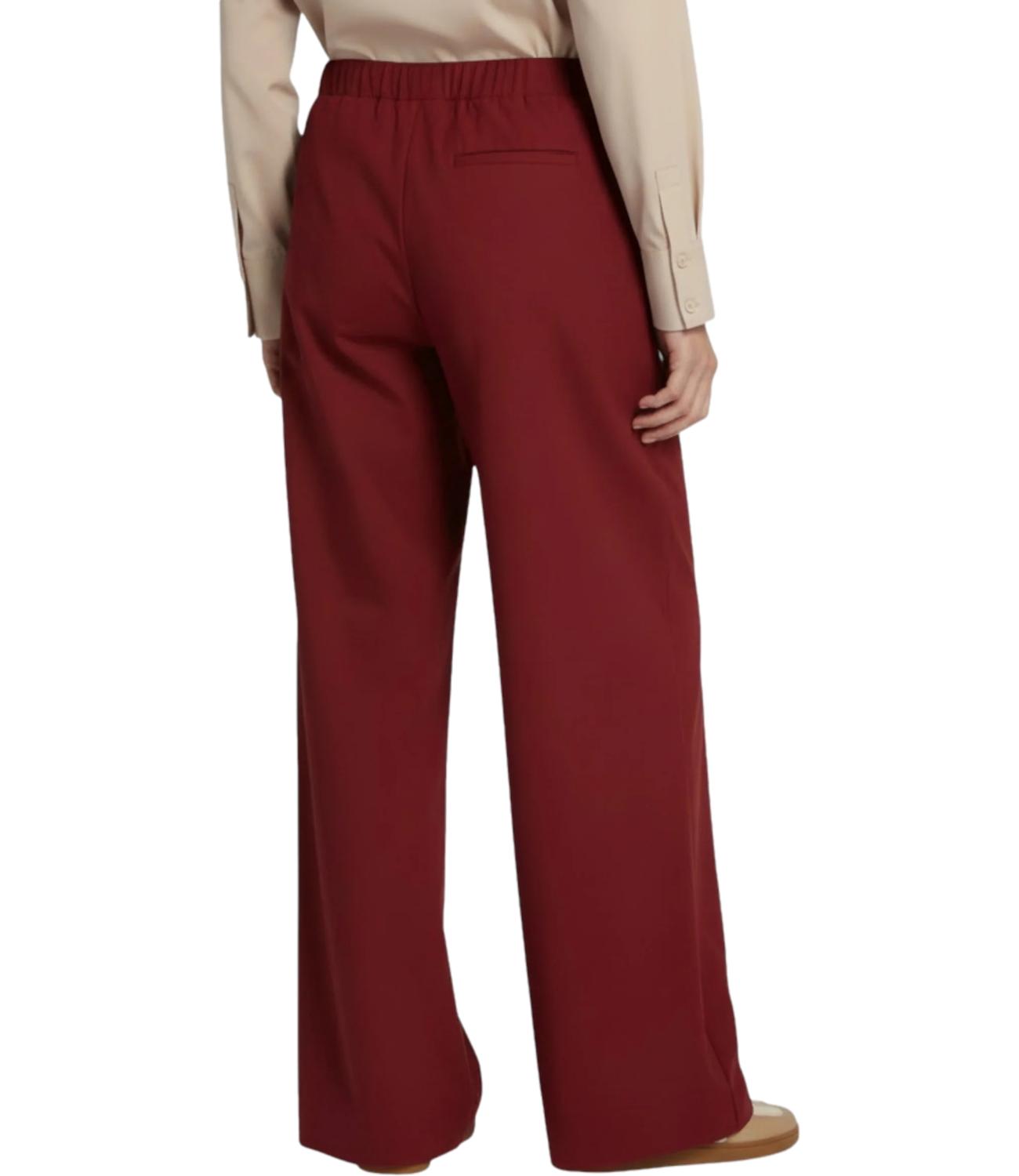 MM Pantalone Mmlagoraio Rosso Scuro Donna