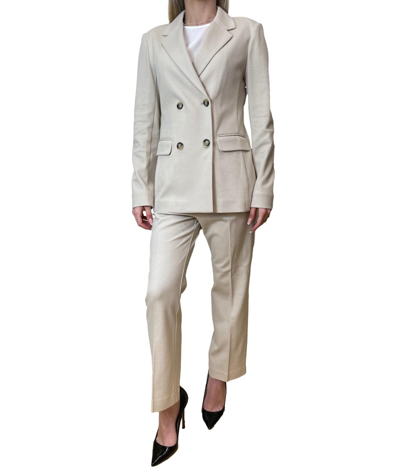 MM Pantalone Mmlcaliffo Avorio Donna