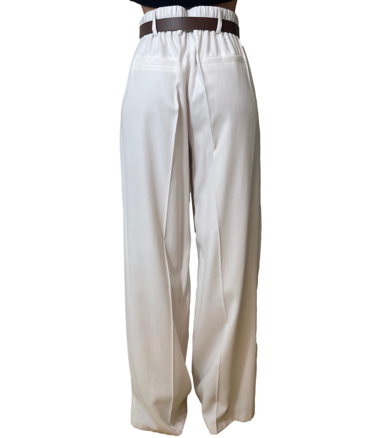 Motel Pantalone Avorio Donna