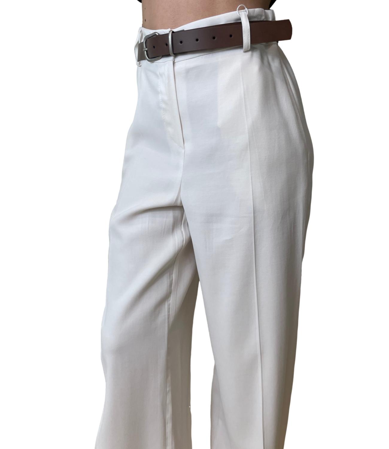 Motel Pantalone Avorio Donna
