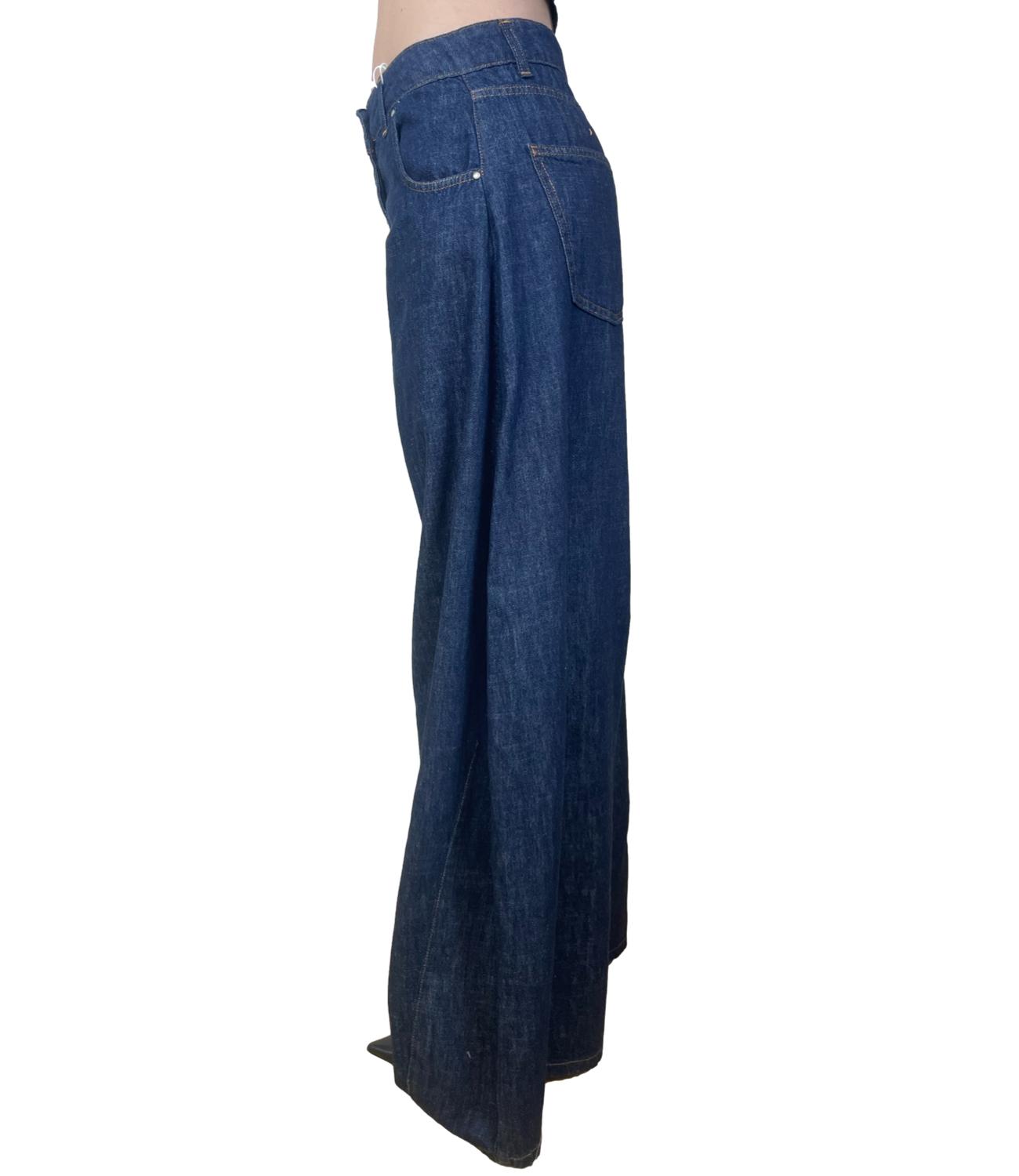 Motel Pantalone Balloon Denim Scuro Donna