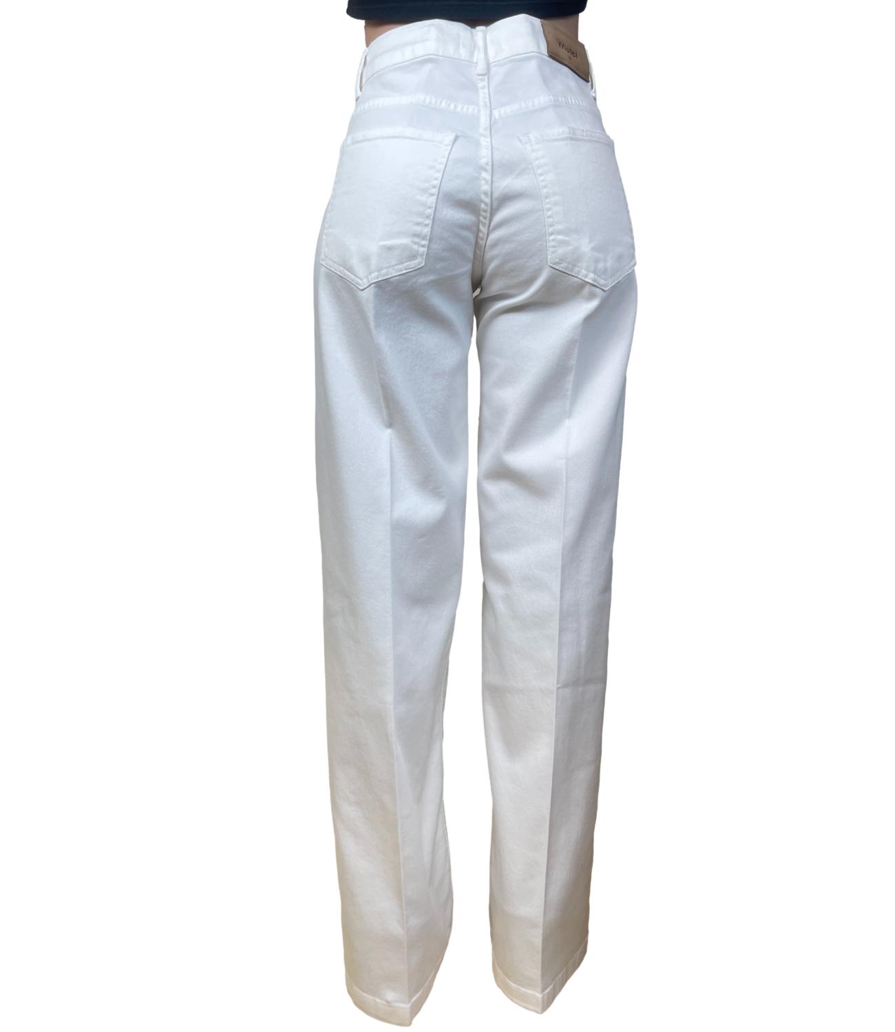 Motel Pantalone Palazzo Panna Donna