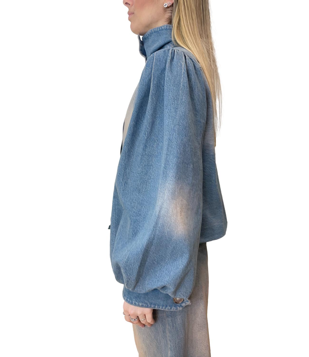 Motel Giacca Denim Salmone Donna