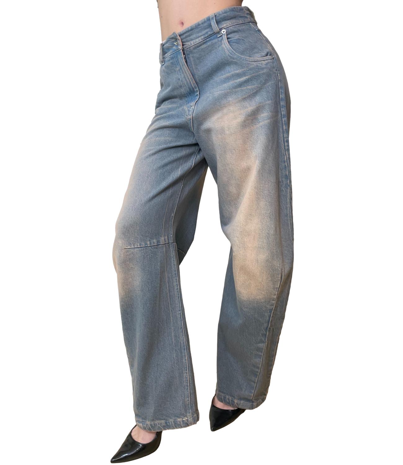 Motel Pantalone Denim Salmone Donna