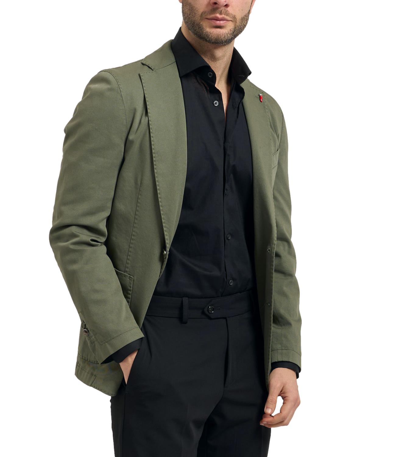 Mulish Giacca verde due bottoni