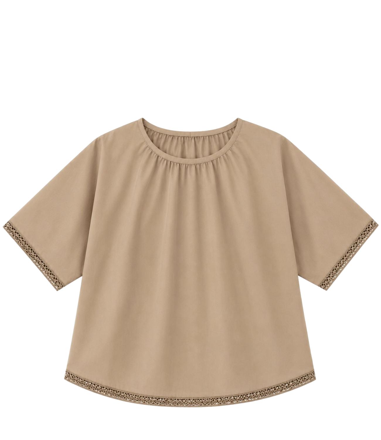 Myastreet Blusa da Donna - Beige - Esml258-06