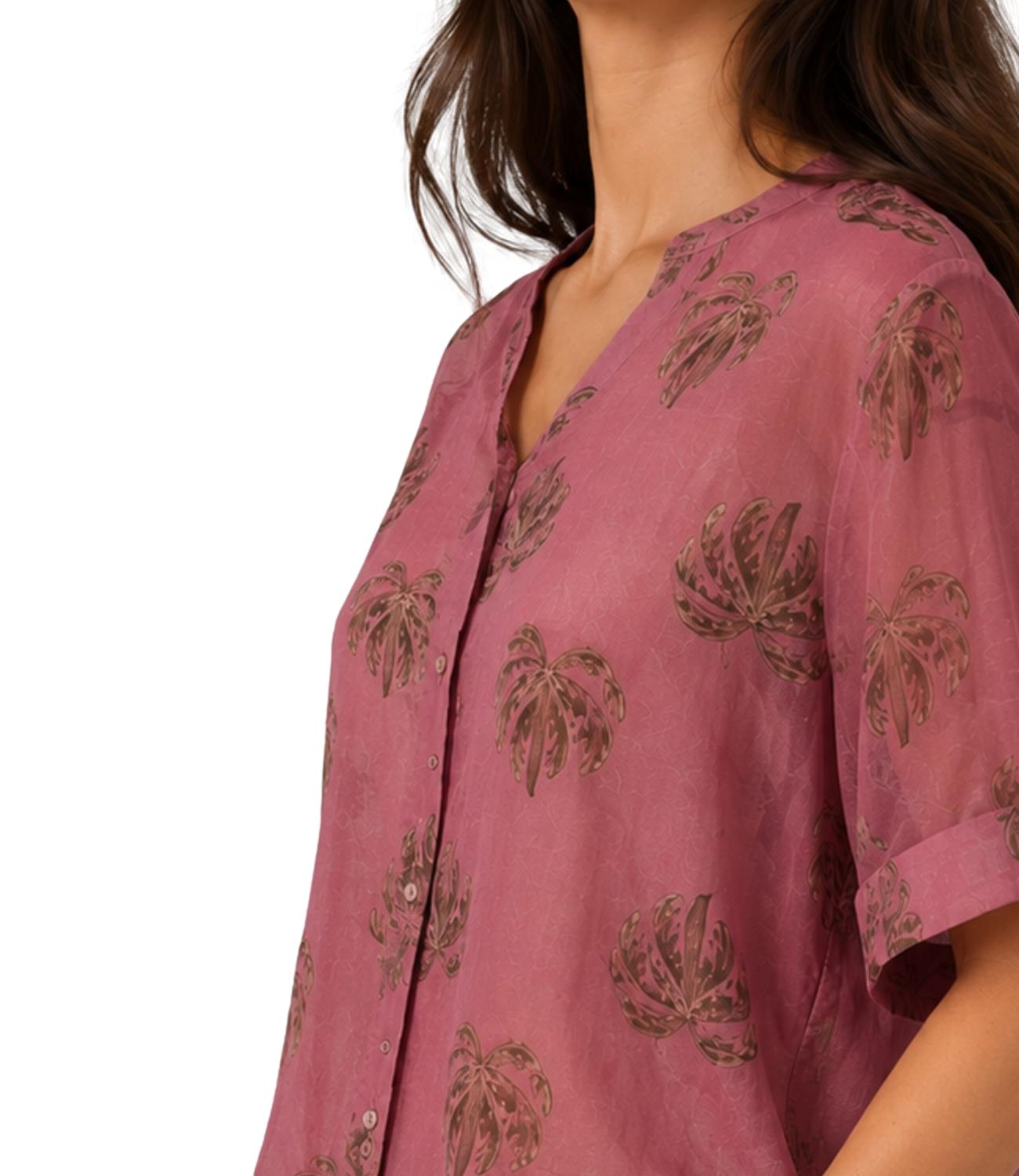 Myastreet Camicia da Donna - Rosa - Ma2905