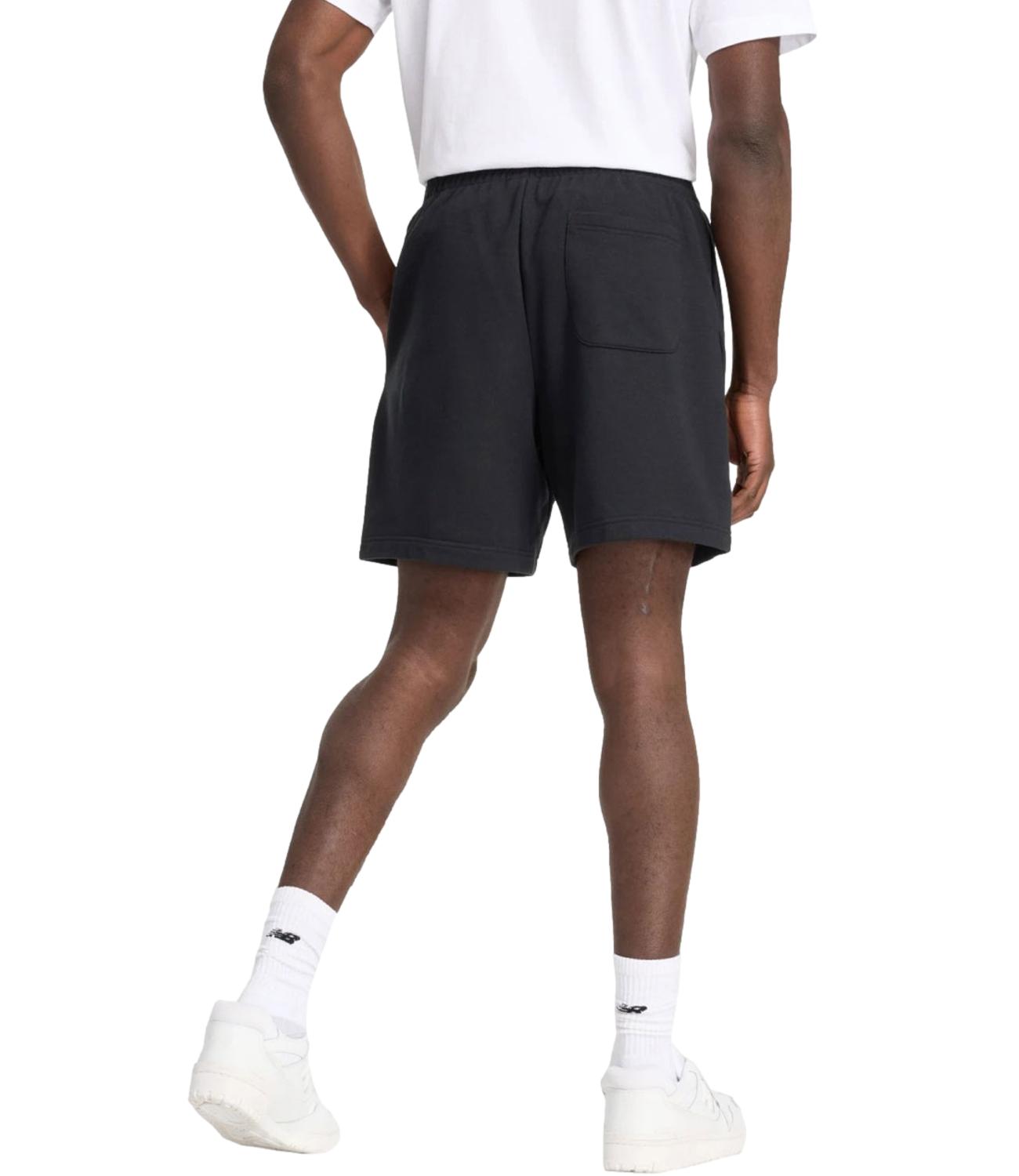 New Balance Bermuda felpa da Uomo - Black - Ms41520