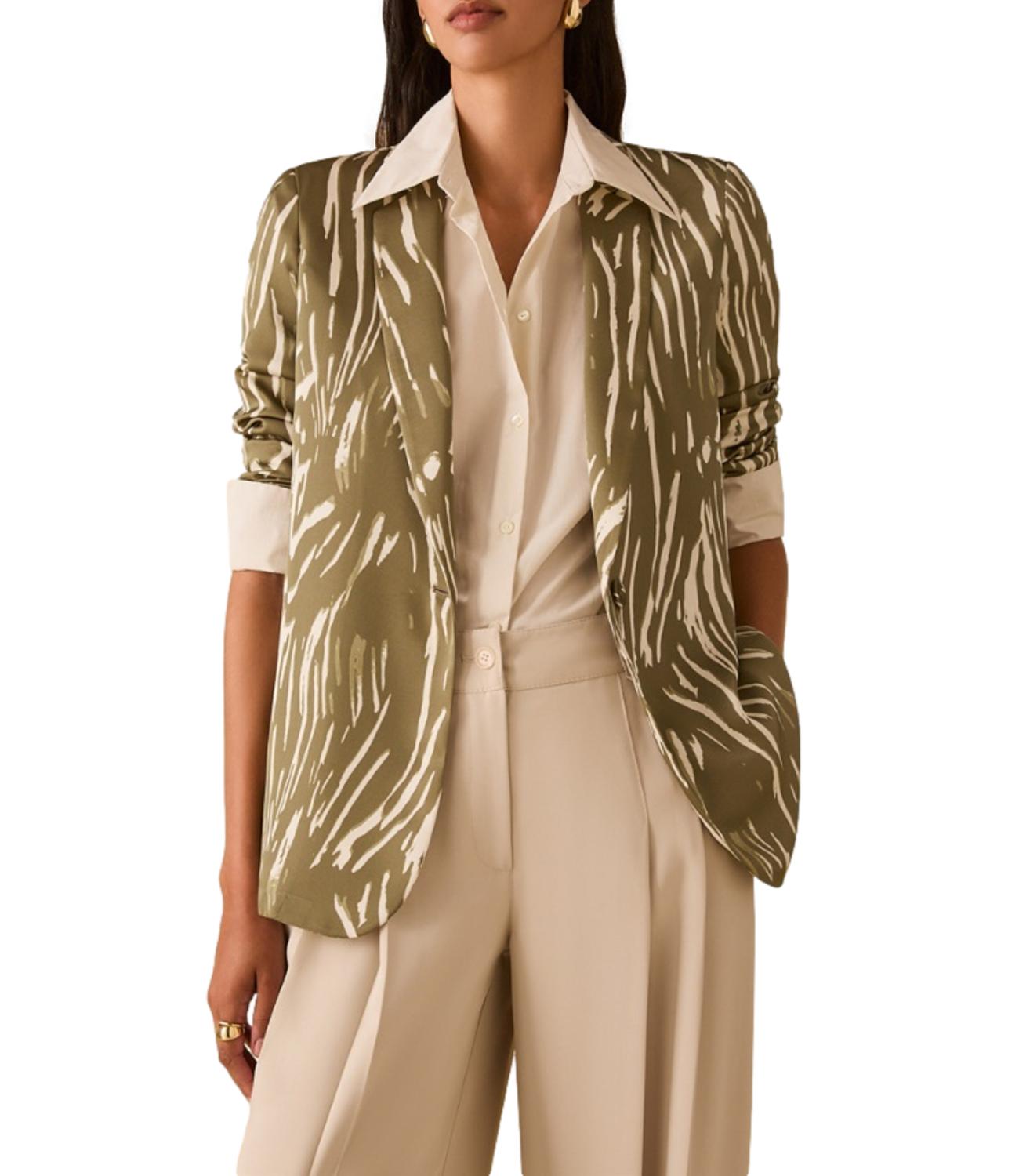 Penny Black Giacca PBPGATTI Zebra Verde Donna