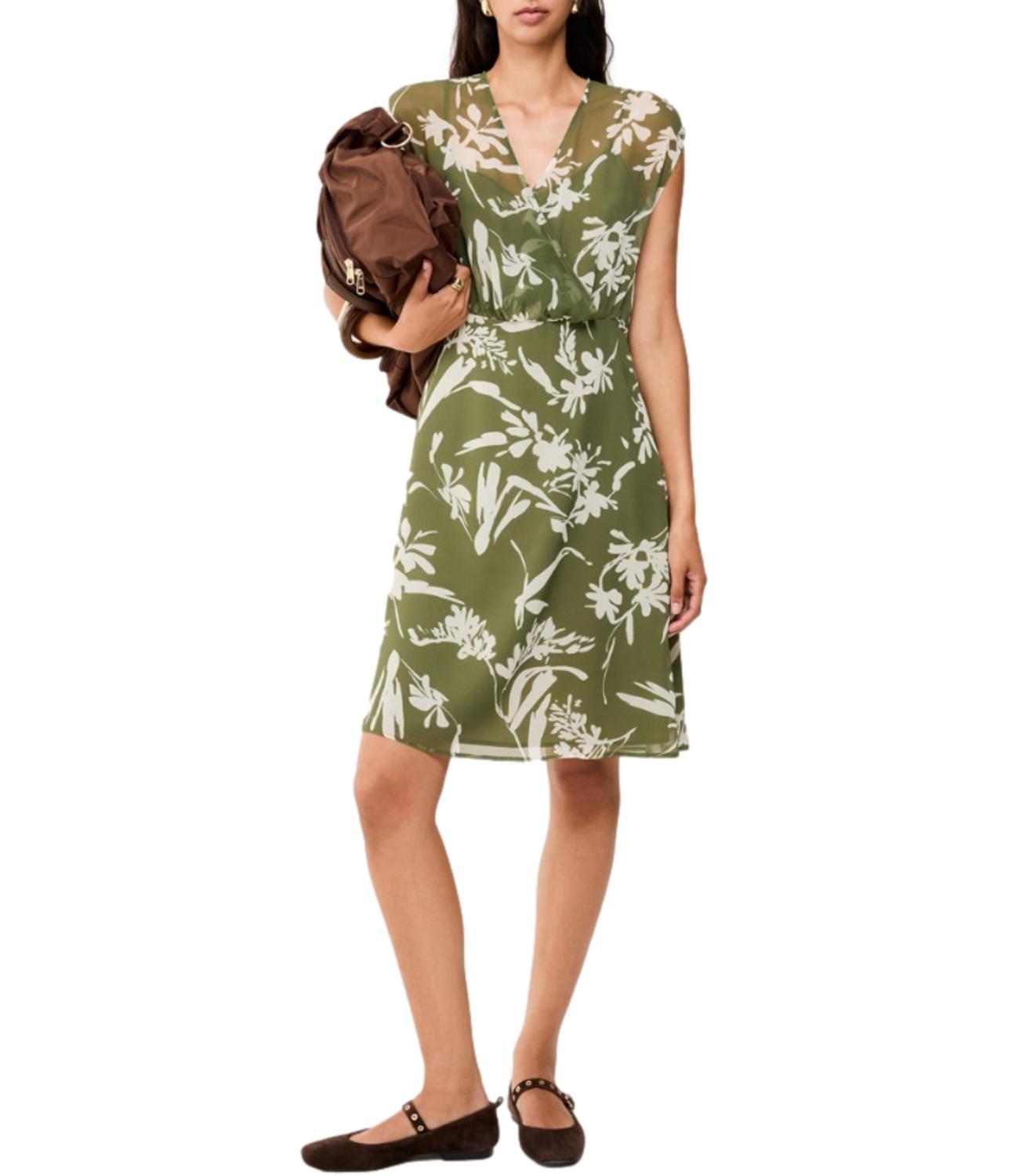 Penny Black Abito PBPFAGLIA Floreale Verde Donna