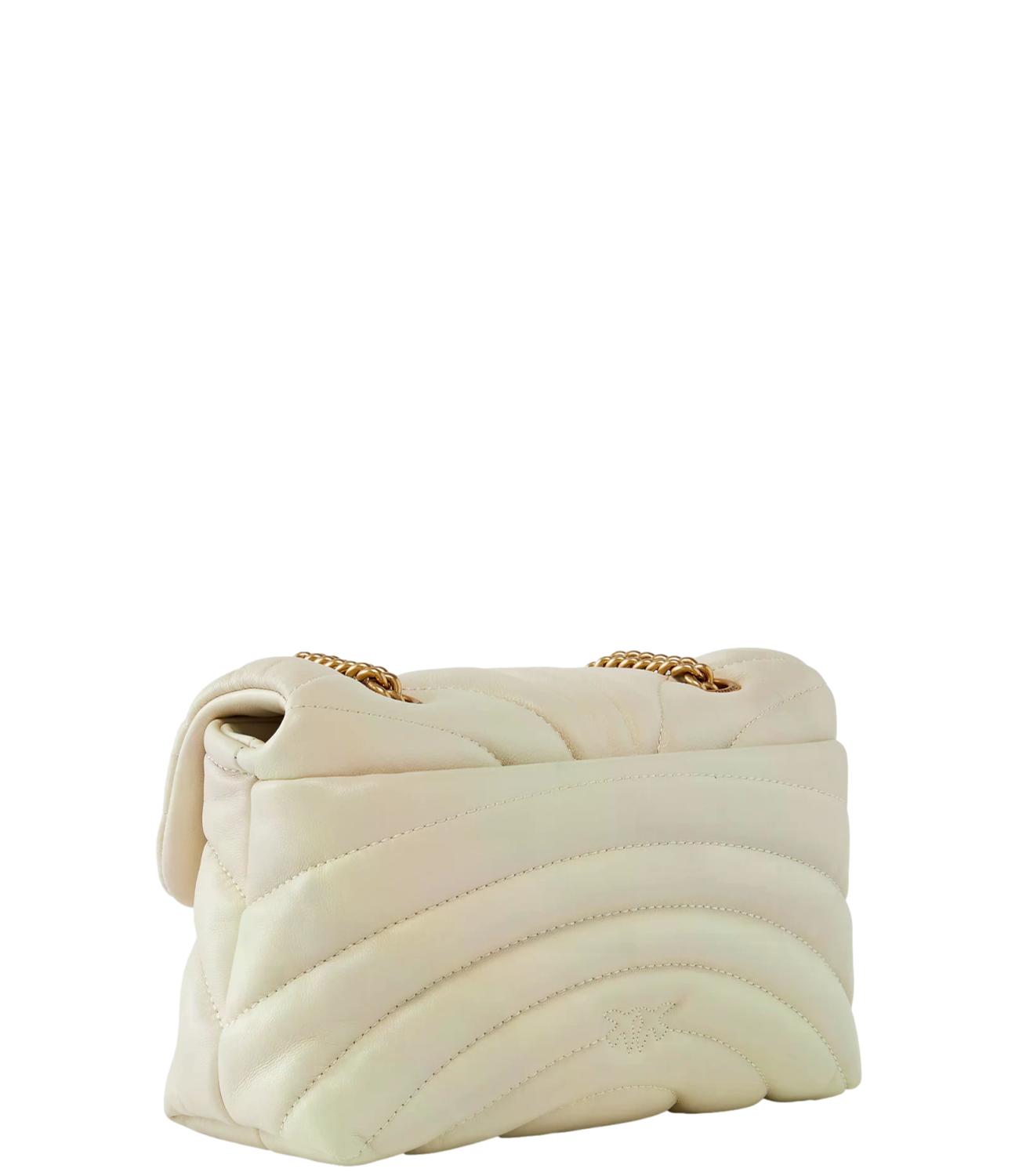 Pinko Borsa da Donna - Bianco SetA-Antique Gold - 100039-A1ex