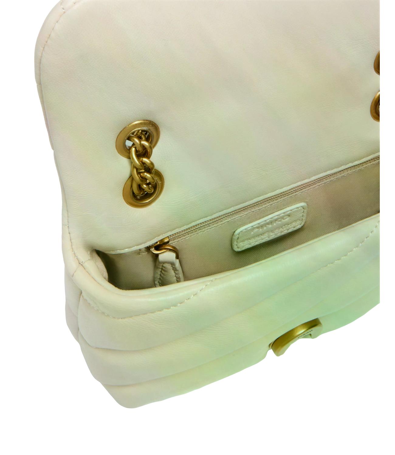 Pinko Borsa da Donna - Bianco SetA-Antique Gold - 100040-A0f2