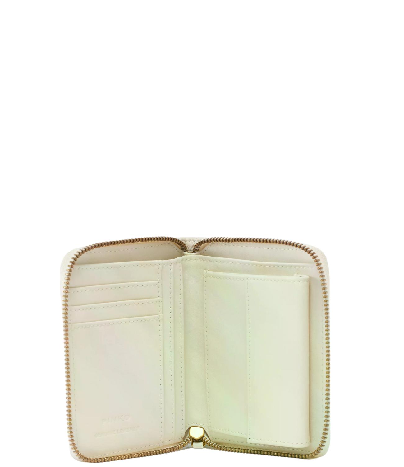 Pinko Portafogli da Donna - Bianco SetA-Antique Gold - 100249-A0gk