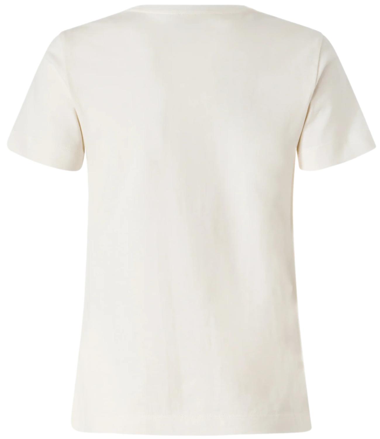 Pinko Bussolotto T-Shirt Jersey Patc Bianca Donna