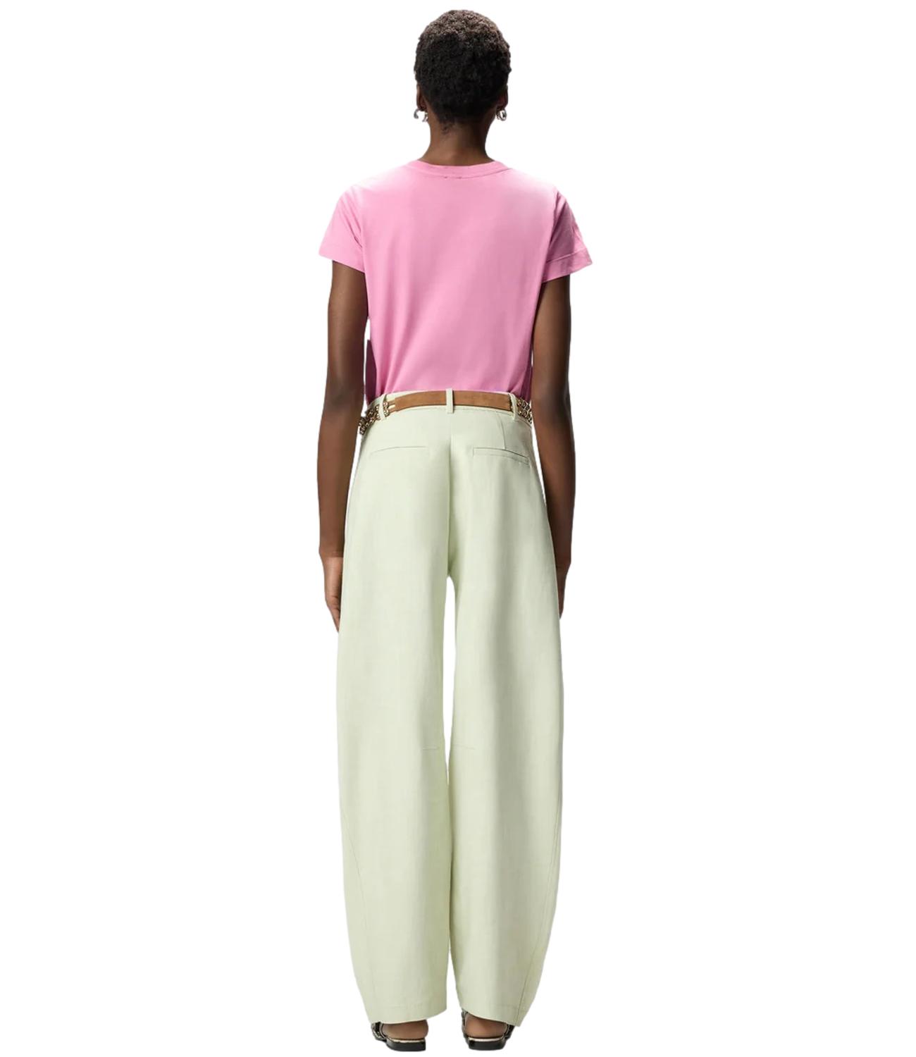 Pinko Basico T-Shirt Jersey Logo Sta Rosa Donna
