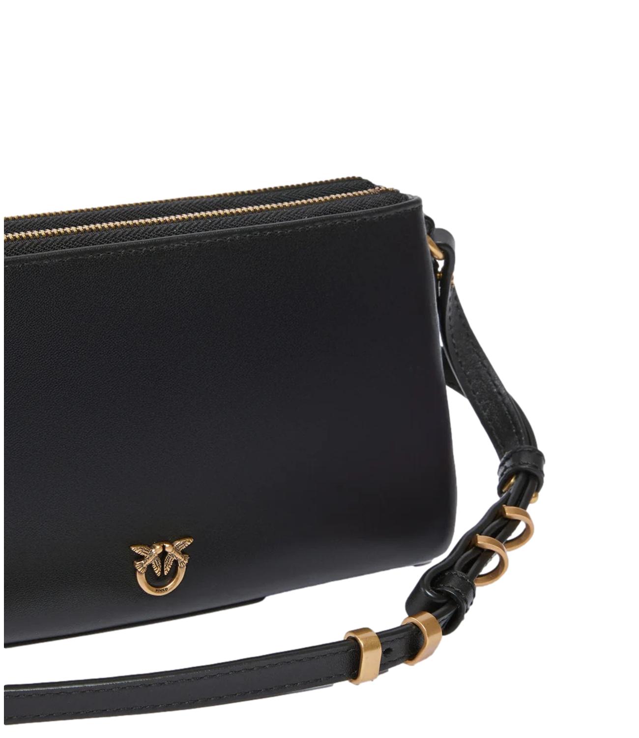 Pinko borsa Double Mini nero donna