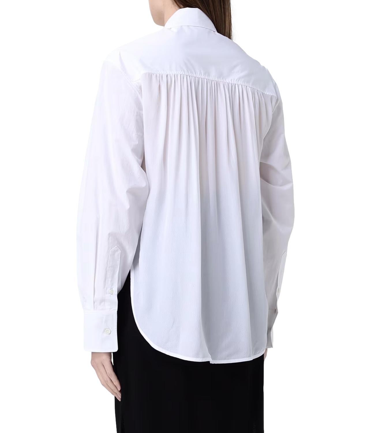 Pinko Camicia Popeline Bianco Brillante Donna