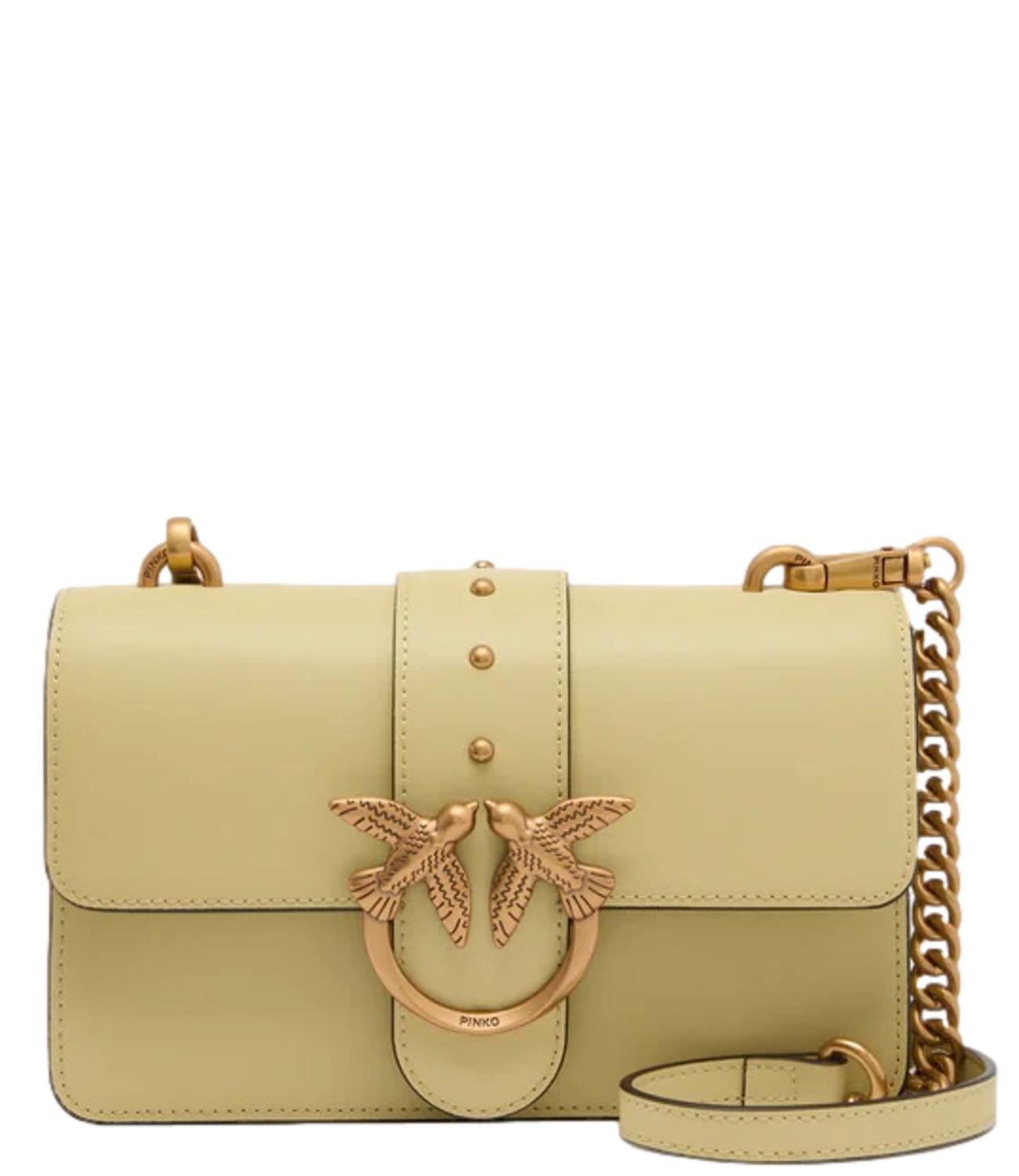Pinko Love Bag One Mini giallo donna