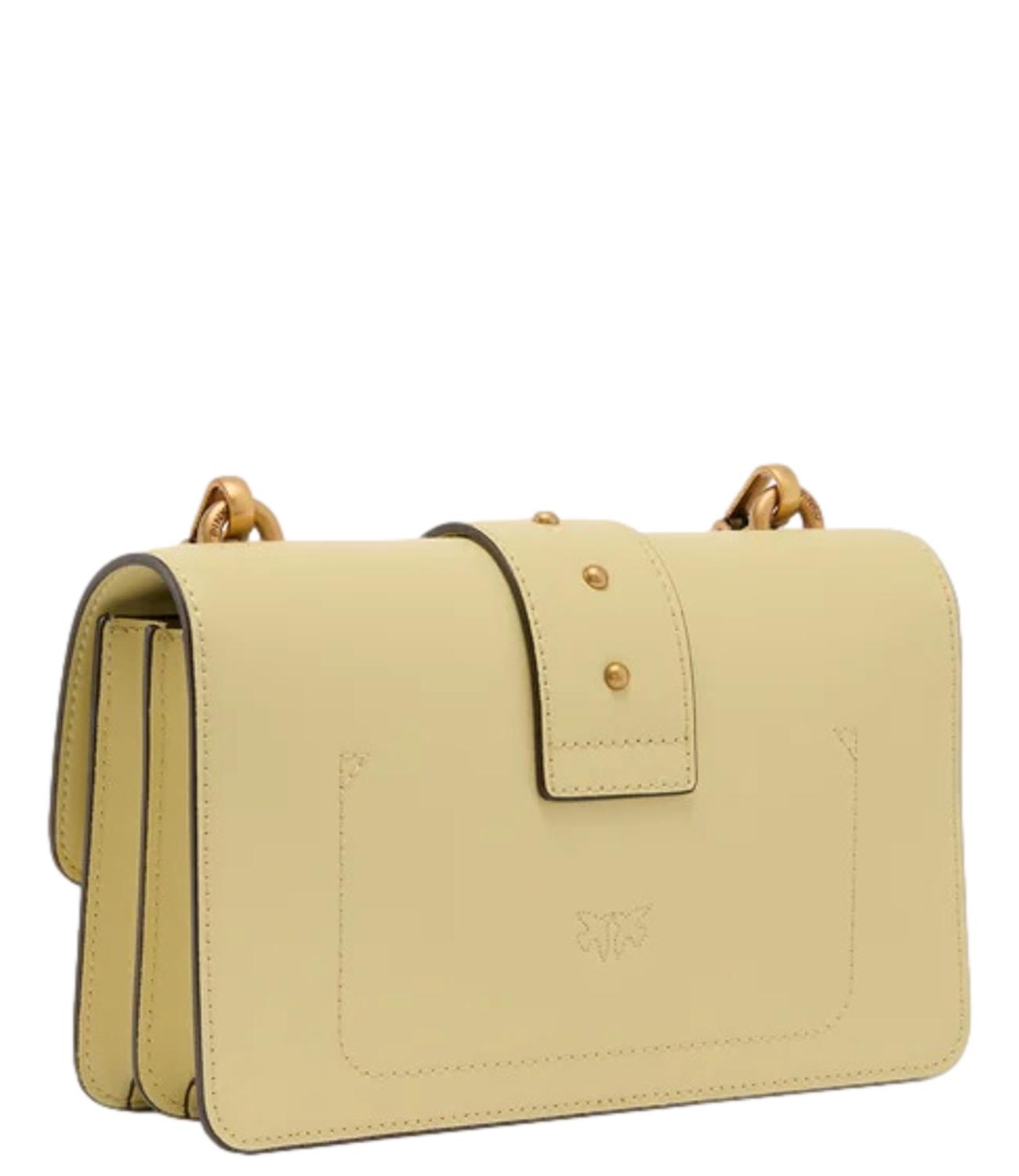 Pinko Love Bag One Mini giallo donna