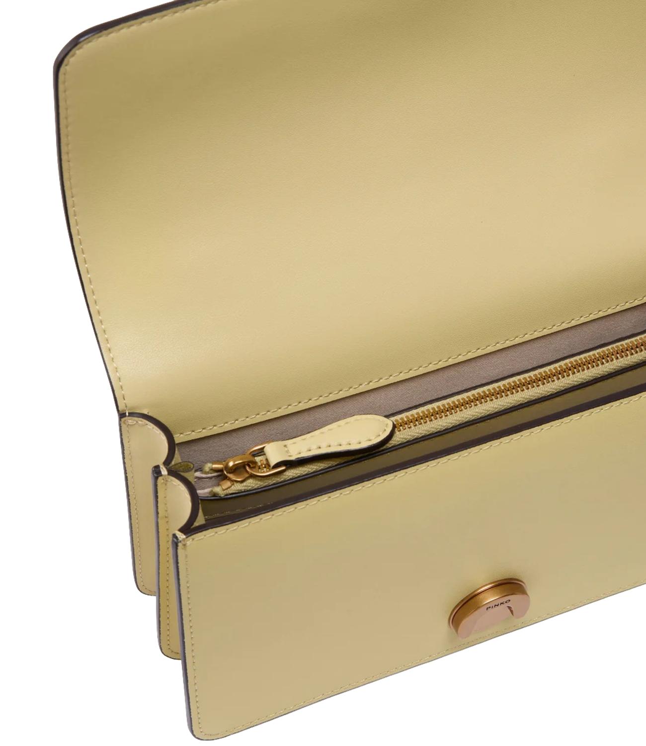 Pinko Love Bag One Mini giallo donna
