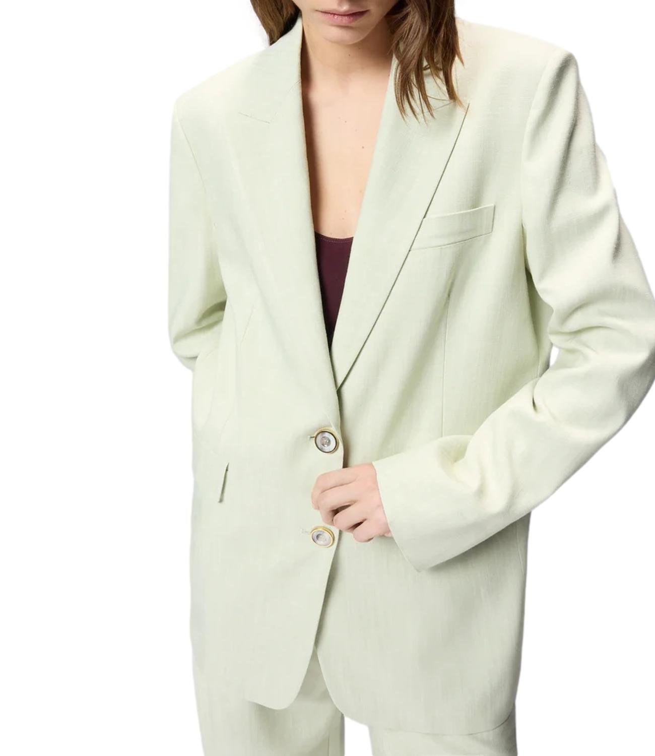 Pinko Faith Giacca Frisottino verde acquamarina donna