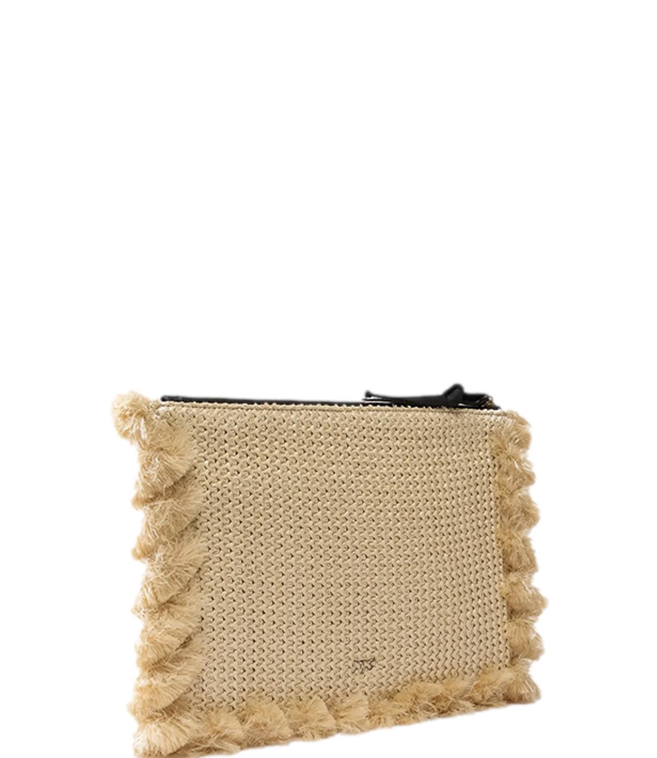 Pinko Borsa da Donna - Paglia/nerO-Antique Gold - 106718-A39y