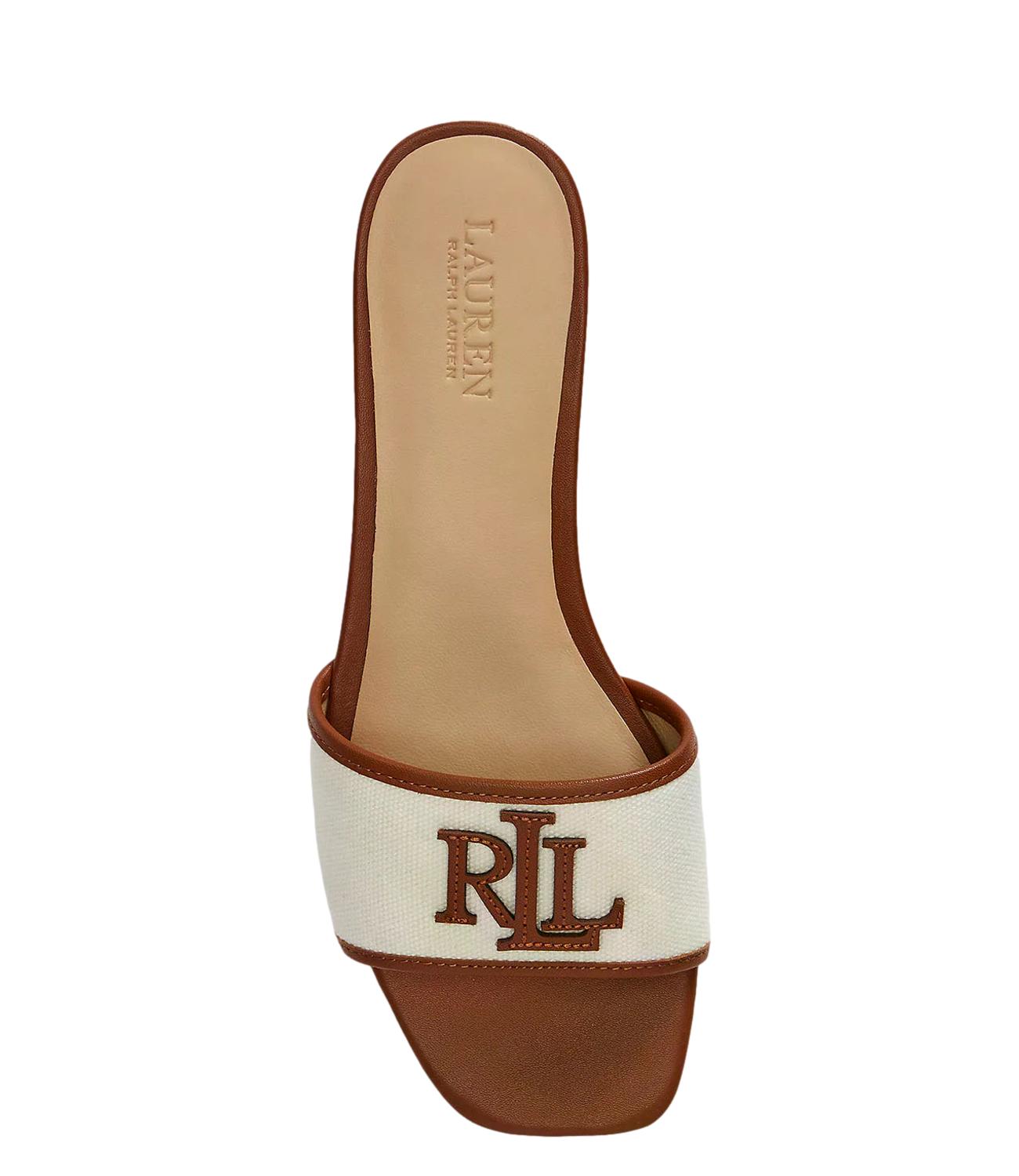 Ralph Lauren Sandalo da Donna - Natural/lauren Tan