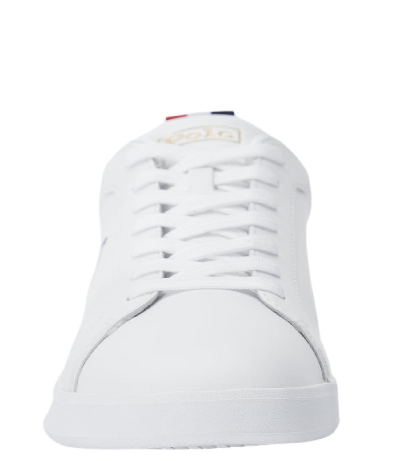 Sneakers Heritage Court II in pelle bianca