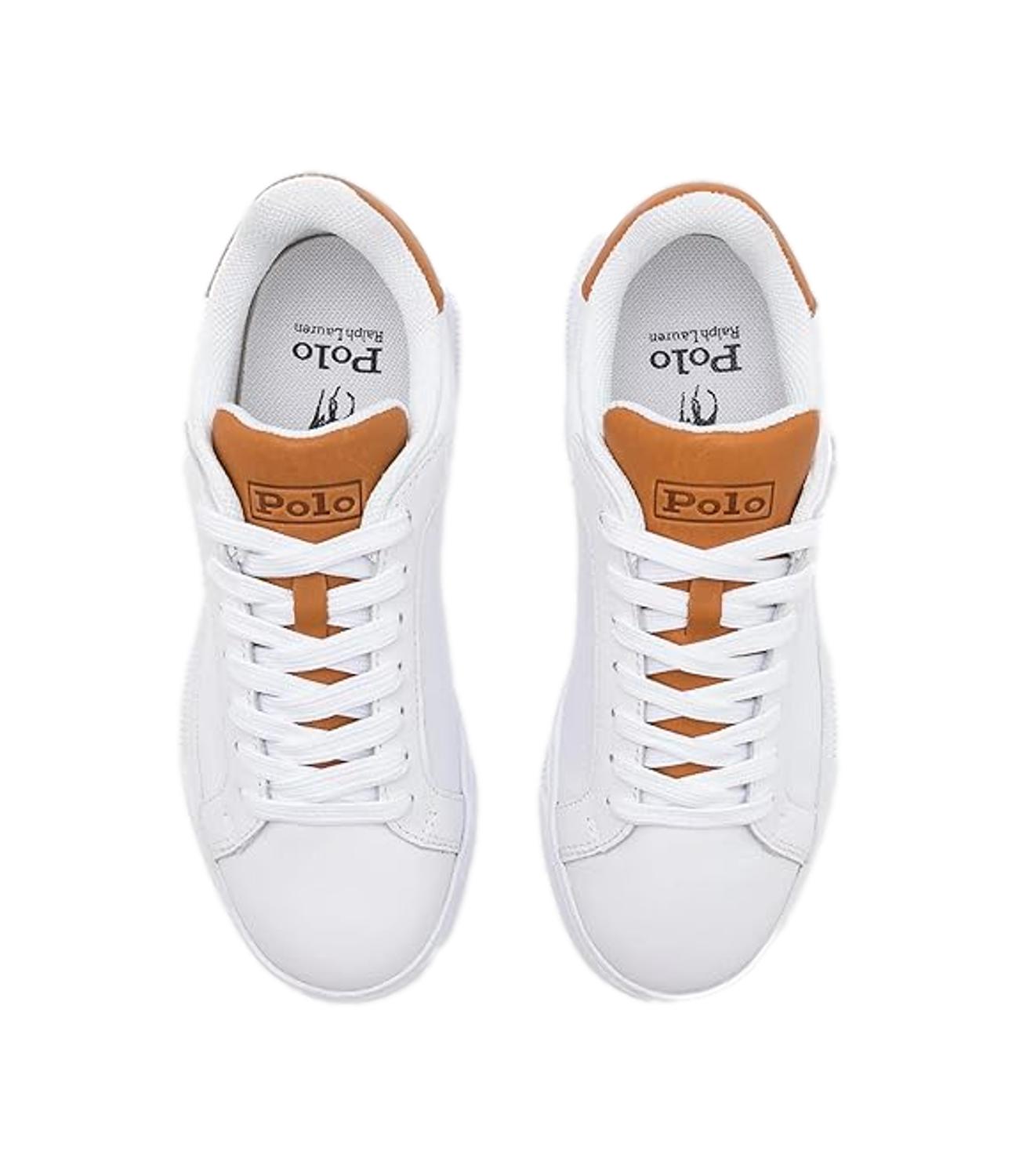 Heritage Court II high top lace bianca e marrone