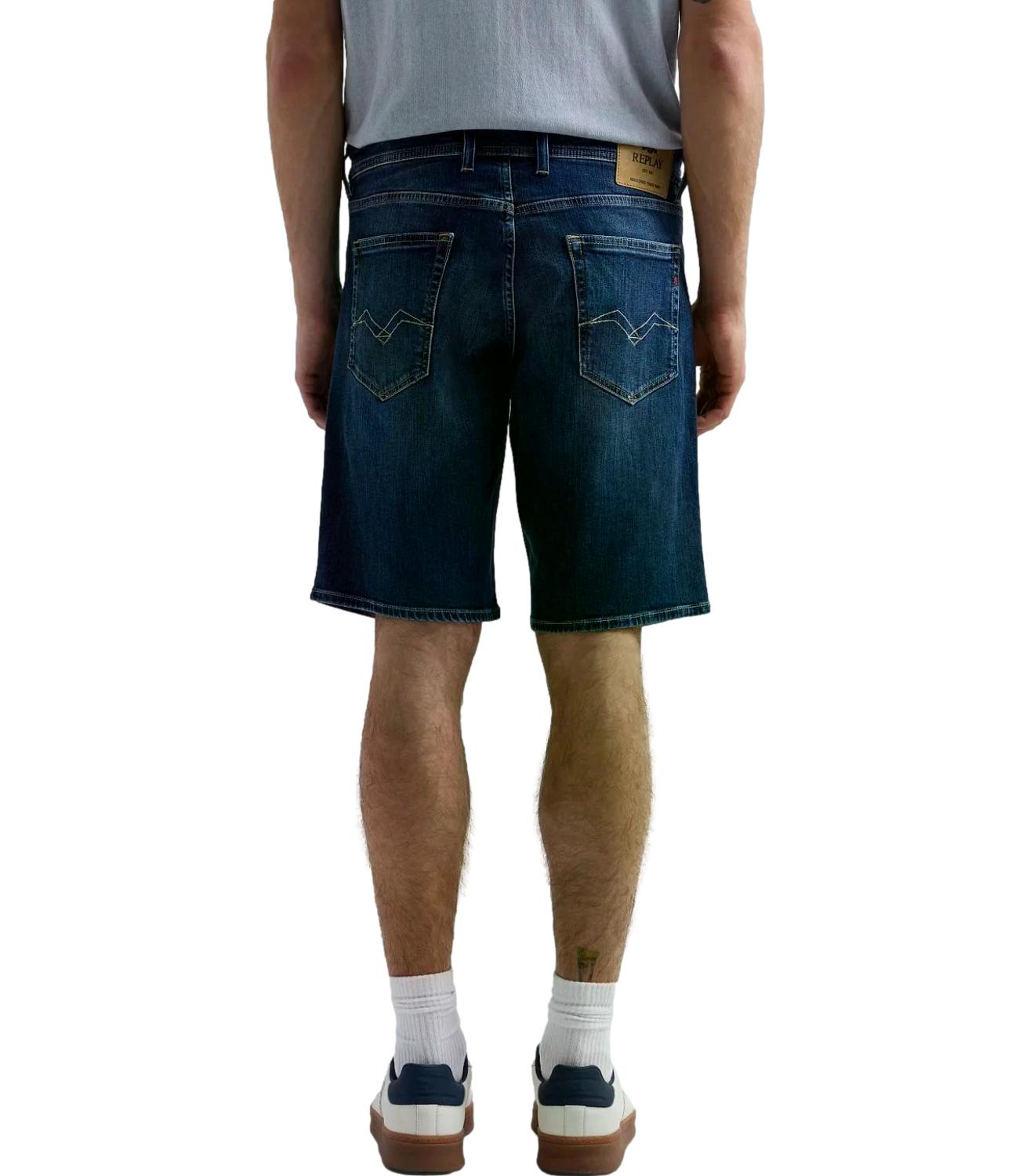 Replay Bermuda jeans da Uomo - Denim Scuro