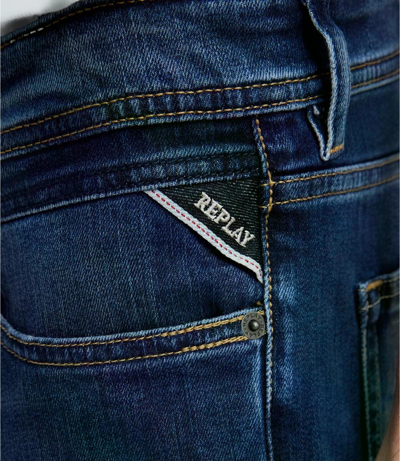 Replay Bermuda jeans da Uomo - Denim Scuro