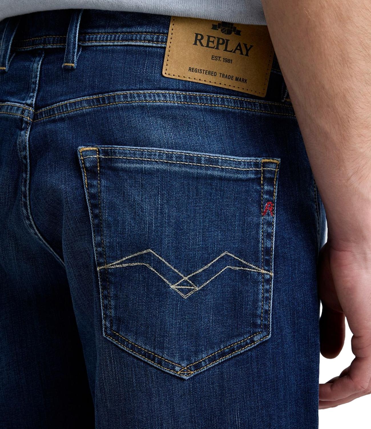 Replay Bermuda jeans da Uomo - Denim Scuro