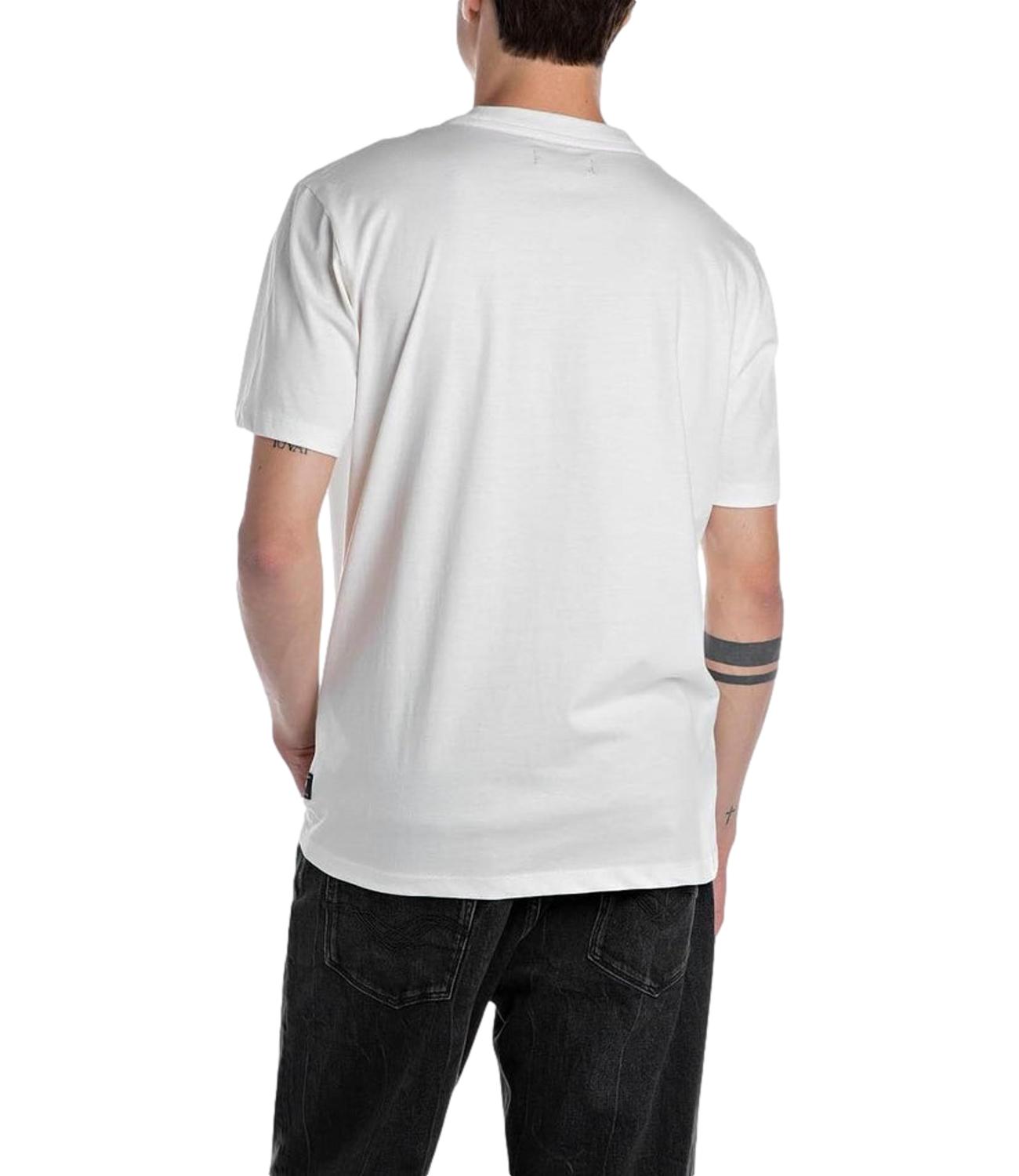 Replay T-Shirt da Uomo - Bianco - M3097.000.2660