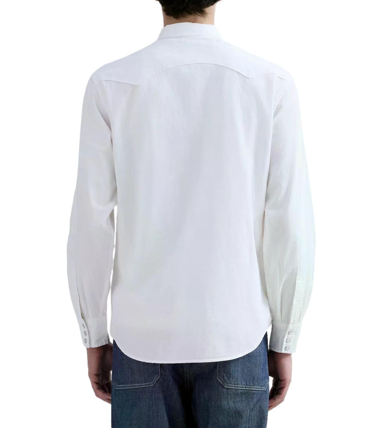 Replay Camicia jeans da Uomo - Bianco