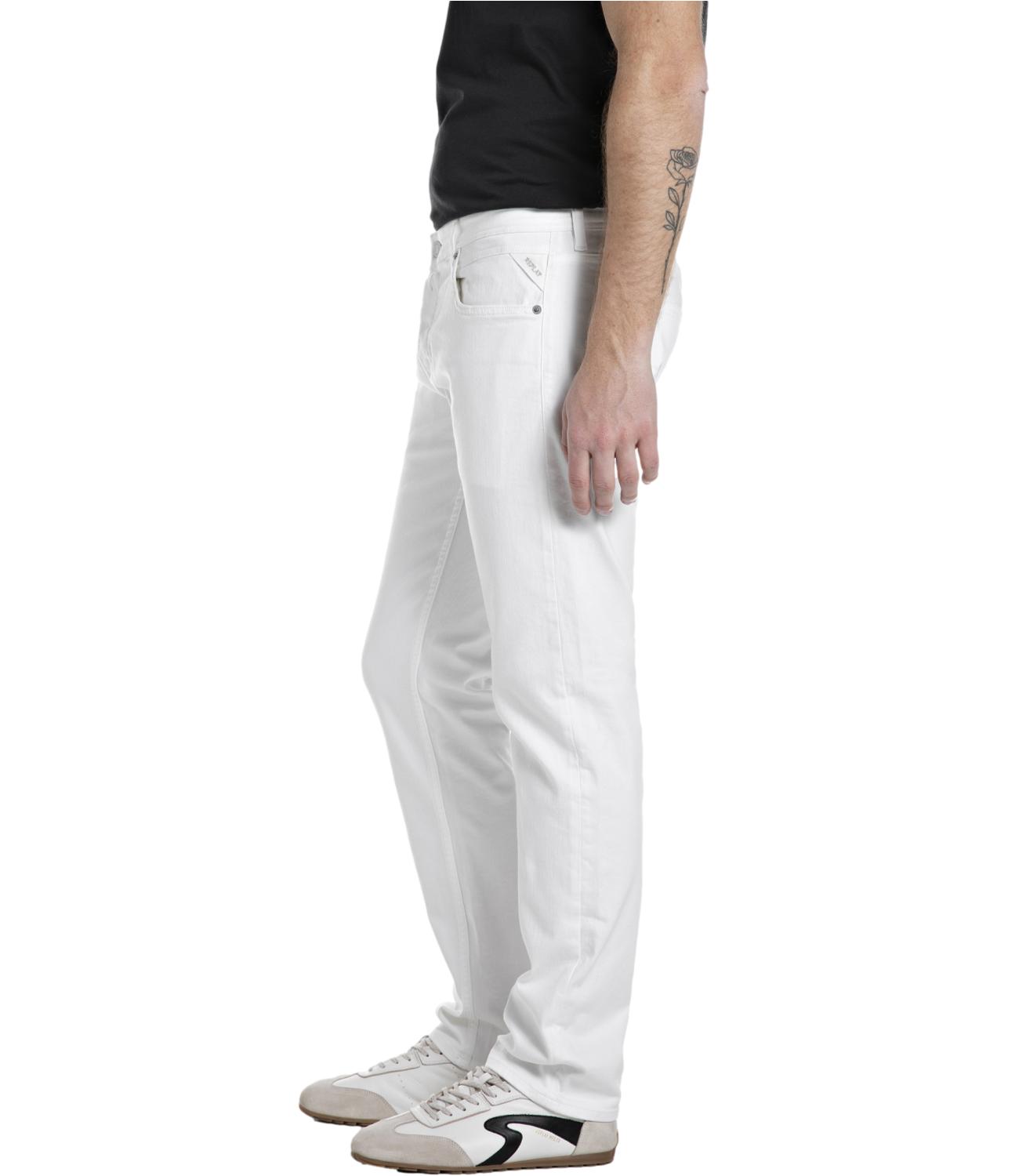 Replay Jeans da Uomo - Bianco - Ma972.000 8488701 L.32