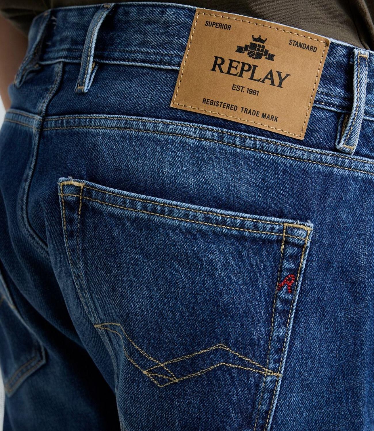 Replay Jeans da Uomo - Denim - Ma972.000 886 0c1 L.32