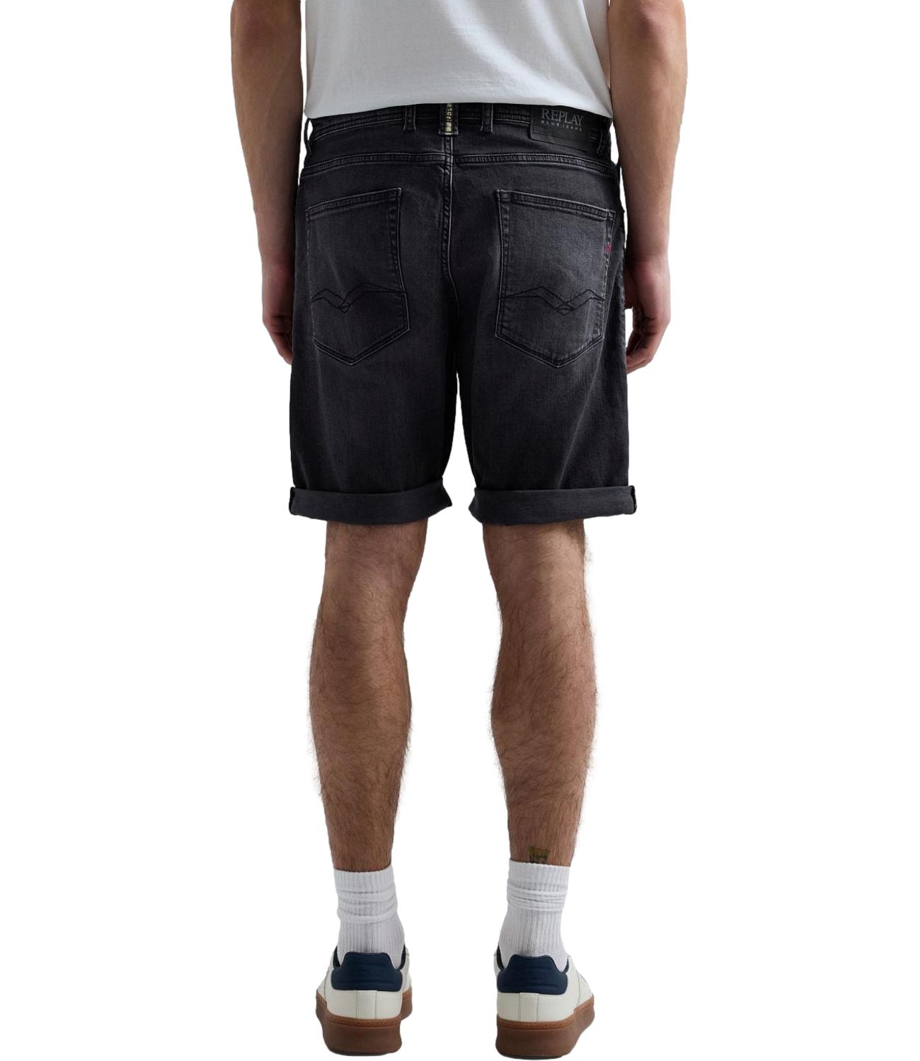 Replay Bermuda jeans da Uomo - Nero - Ma981y.000 573b116