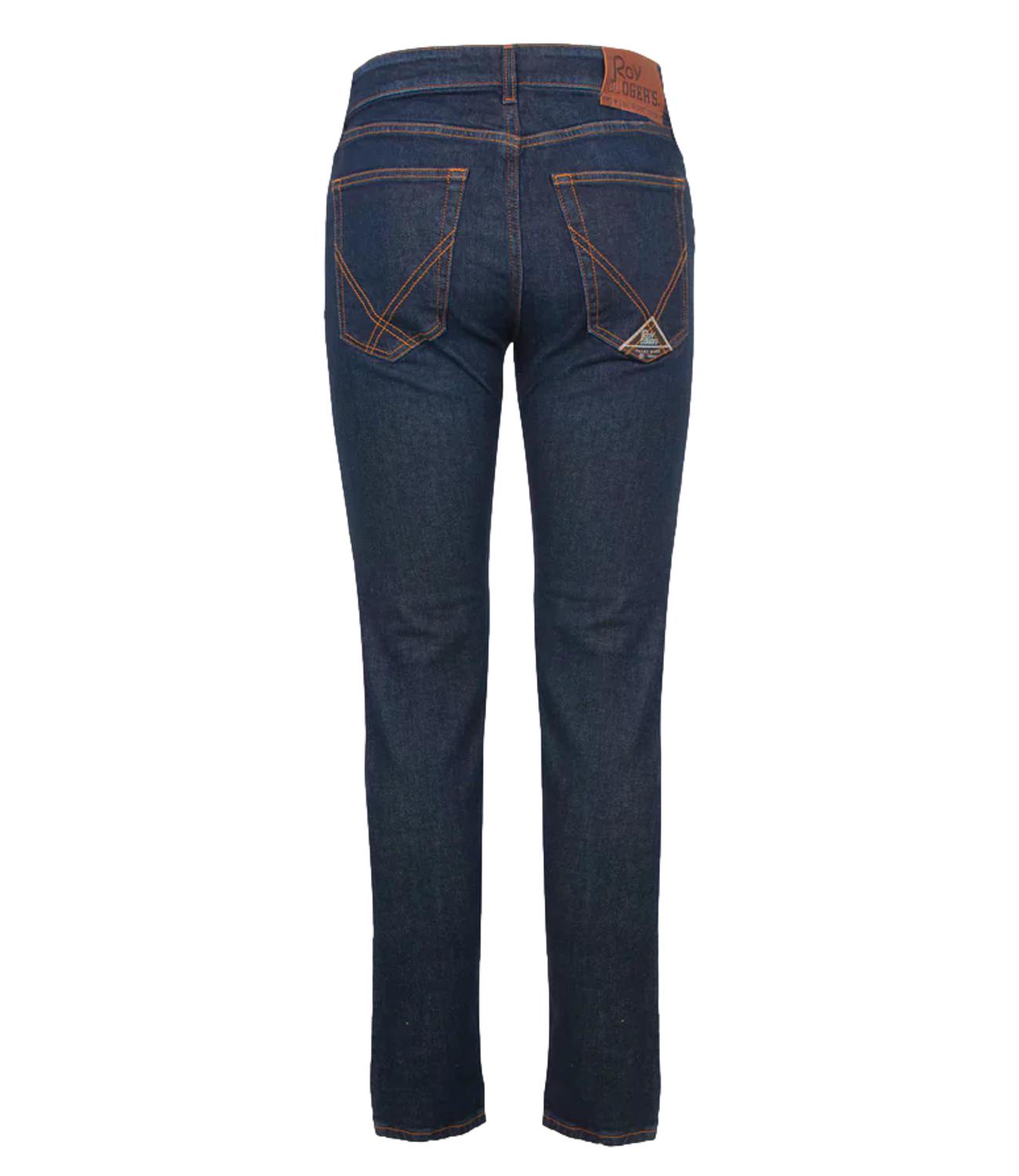 517 MAN Denim elast. WASH blu scuro