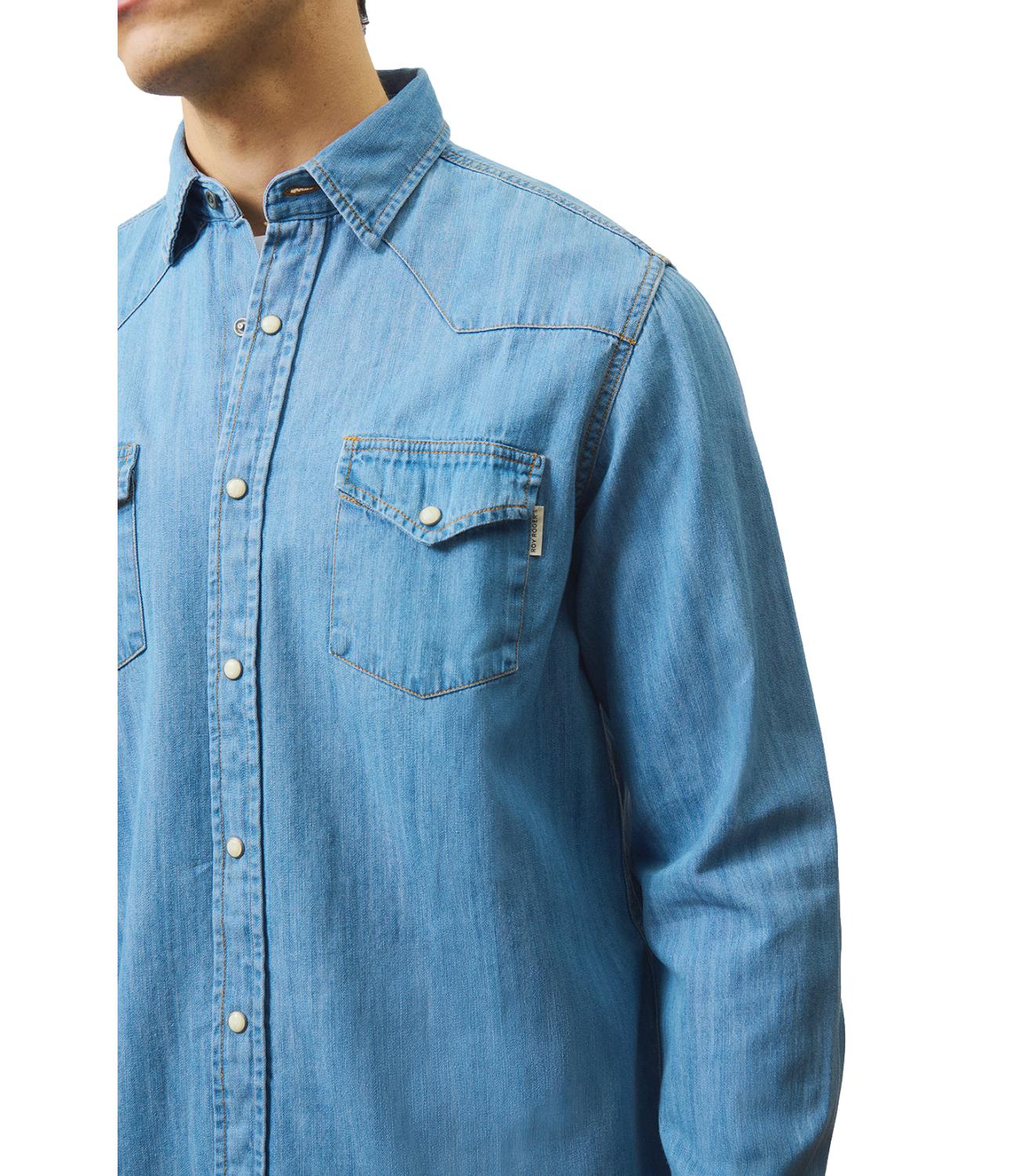 Camicia Jeans Martin blu chiaro