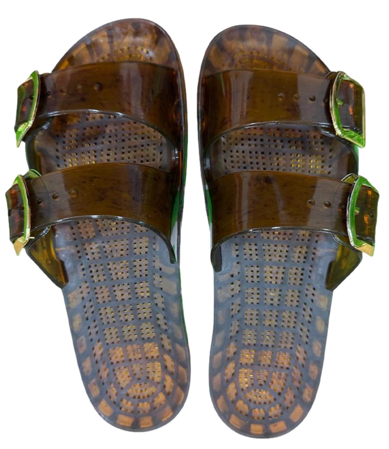 Sensi Ciabatta da Uomo - Tartaruga - 4151/tl
