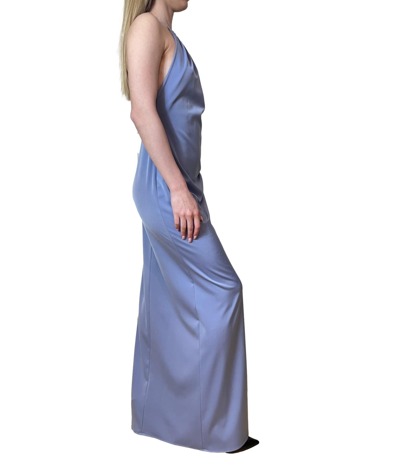 Silence Limited Abito Sensual Dress Dusty Blue Donna