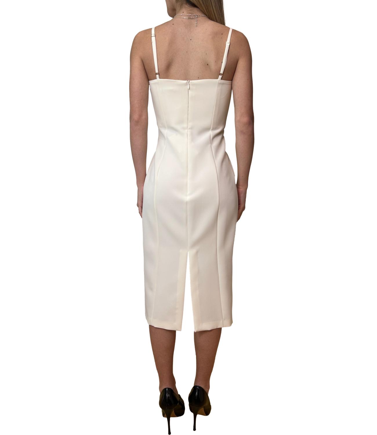 Silence Limited Abito TRACE DRESS New Milk Donna