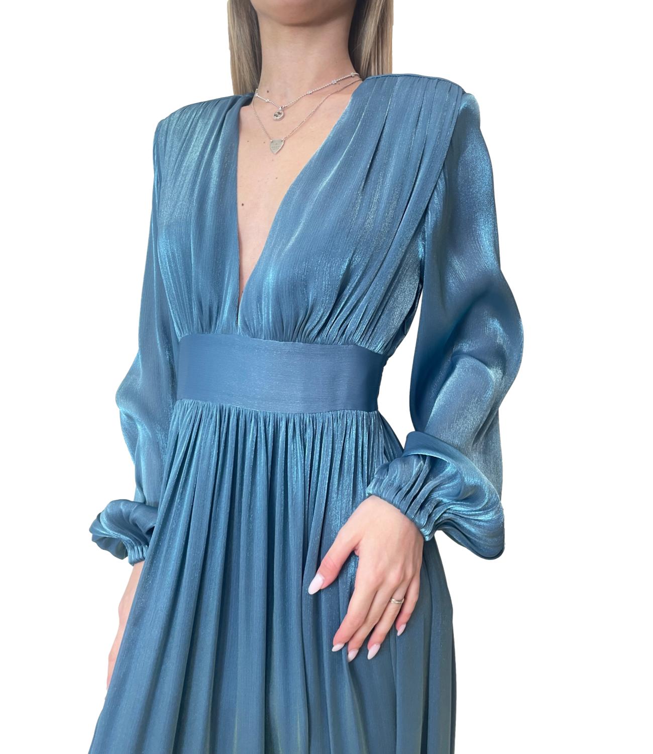 Silence Limited Abito IMPERIAL DRESS Light Blue Donna