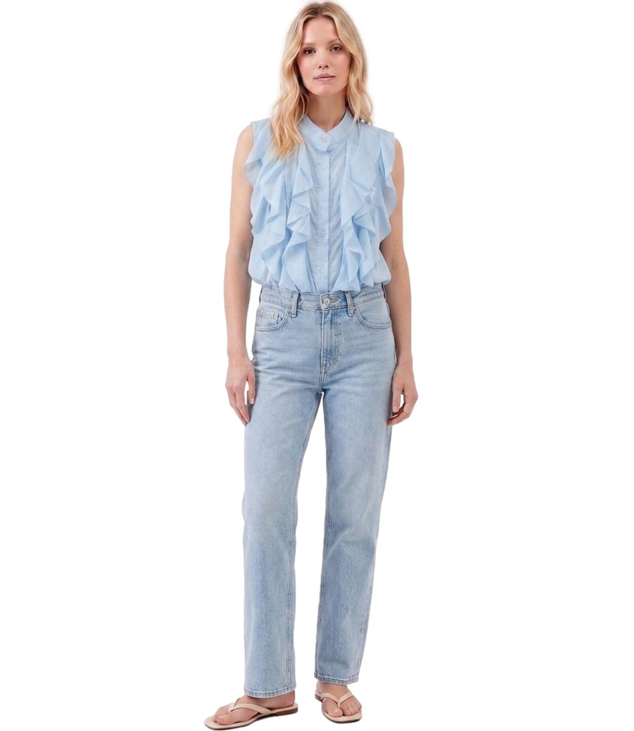 Studio it Canotta da Donna - Celeste - 0769cn