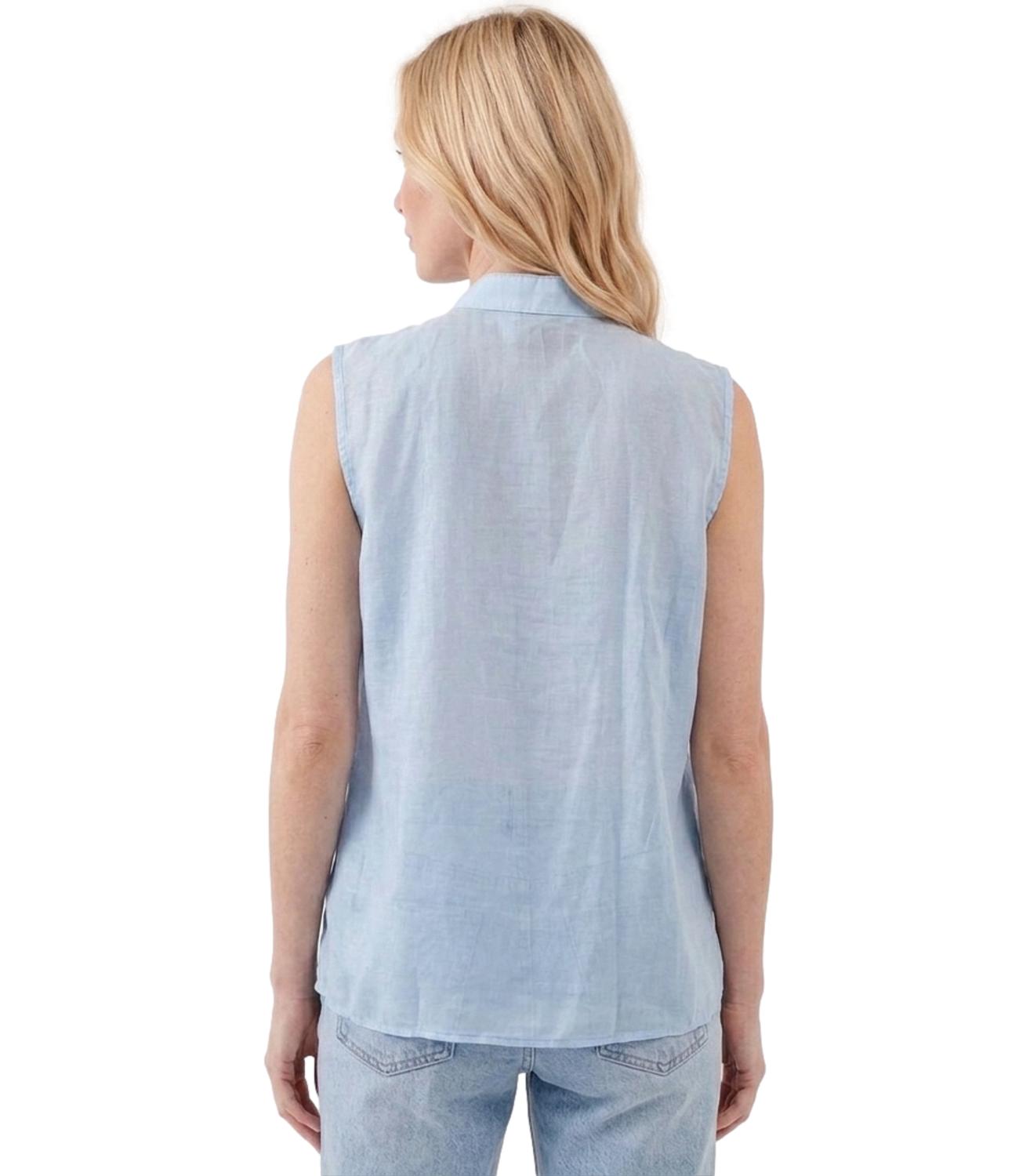 Studio it Canotta da Donna - Celeste - 0769cn