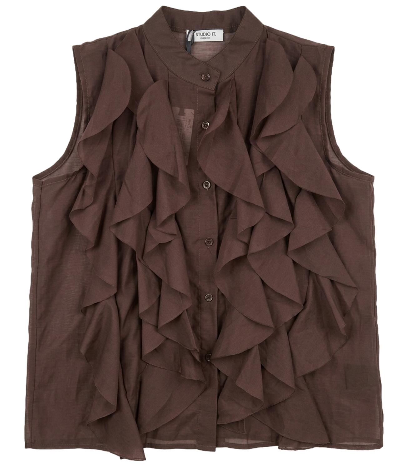 Studio it Canotta da Donna - Marrone - 0769cn