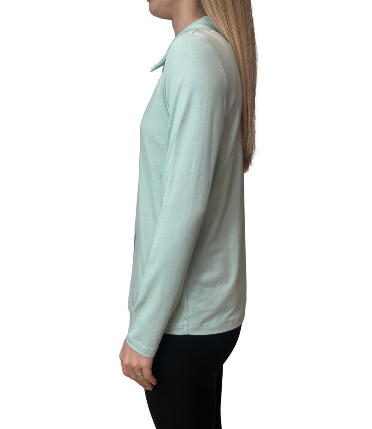 Studio It Maglia C/Bottoni Menta Donna