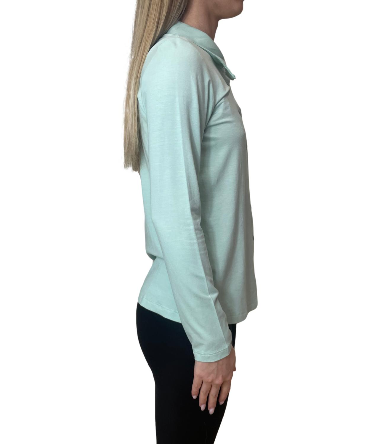 Studio It Maglia C/Bottoni Menta Donna
