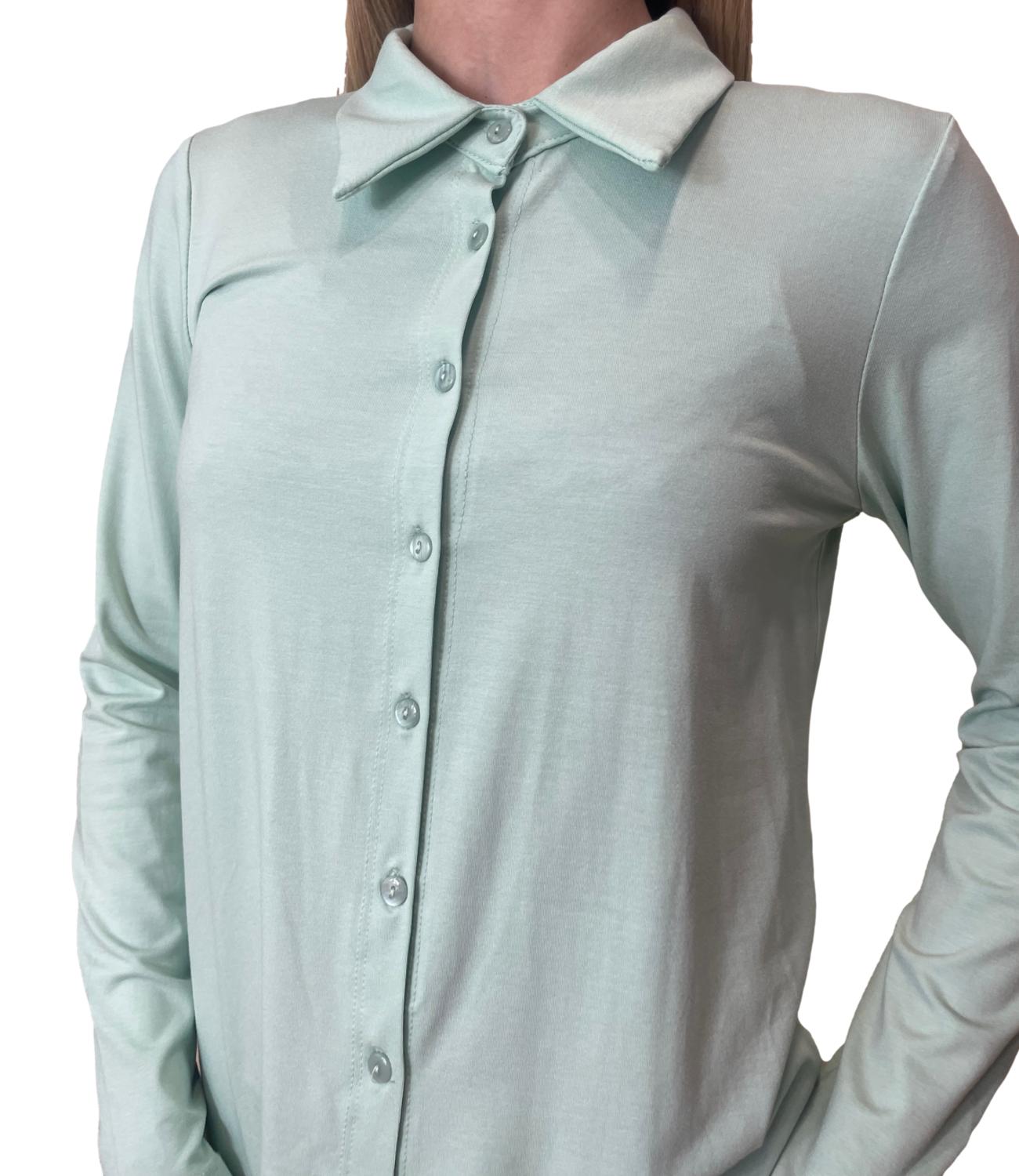 Studio It Maglia C/Bottoni Menta Donna