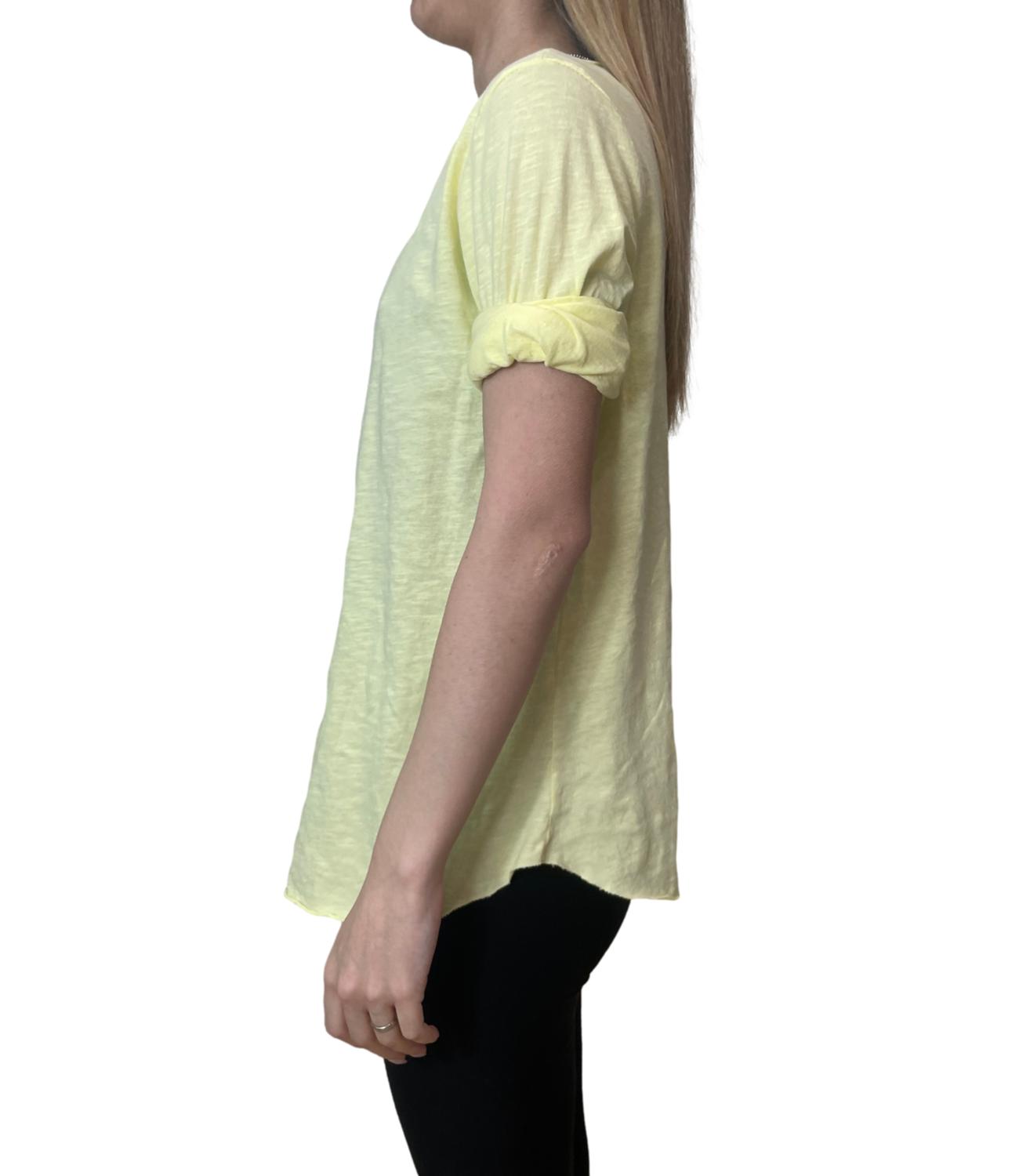 Studio It Maglia Girocollo Giallo Donna